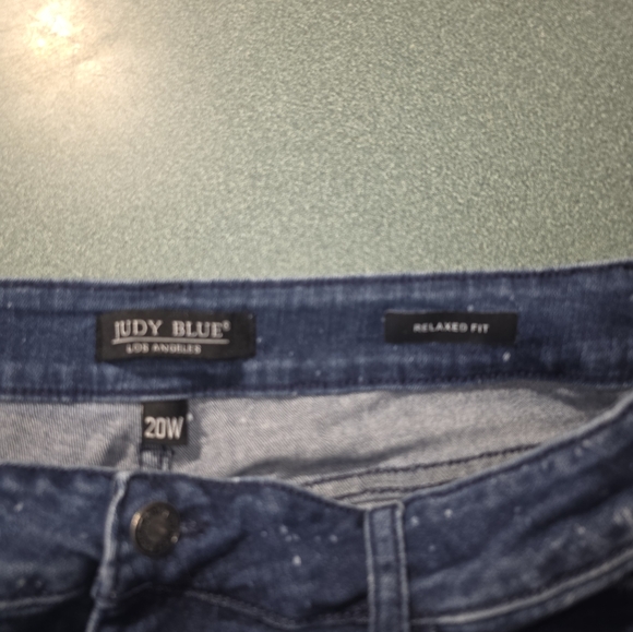 Judy blue Size 20W Relax relaxed fit paint splatter design jeans - Picture 9 of 14
